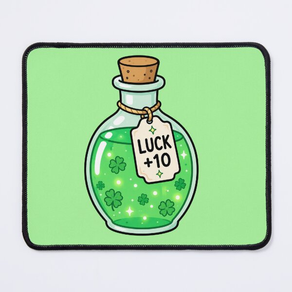 Item preview, Luck +10 Lucky Potion designed and sold by MonkiFlipp.
