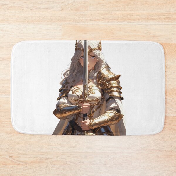 Item preview, Celestial Knight Princess | Elegant Fantasy Warrior with Golden Armor | Anime Style designed and sold by Pigmentra.