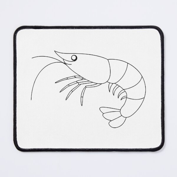 Item preview, Shrimp Friendly 2 Line Art Gift designed and sold by OneLine Studio.