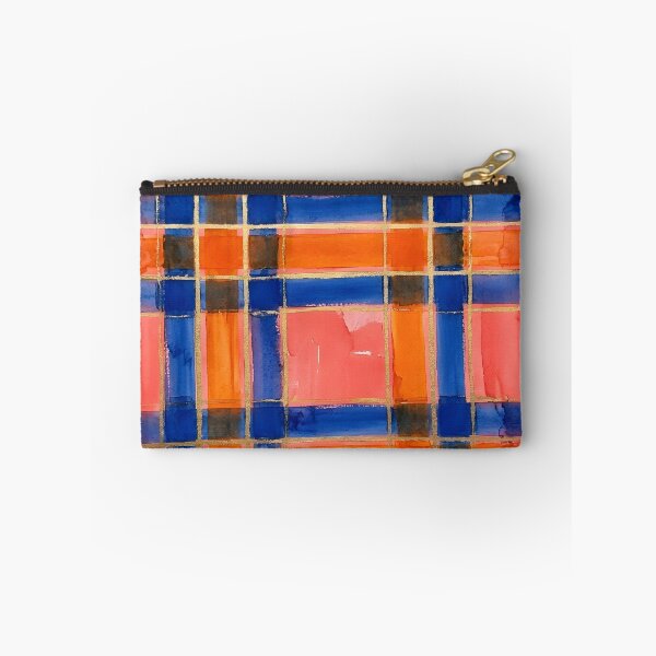 Item preview, Blue Orange Plaid Pattern  designed and sold by GraphicsClub.