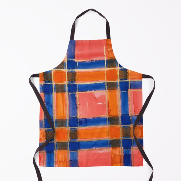 Item preview, Blue Orange Plaid Pattern designed and sold by GraphicsClub.