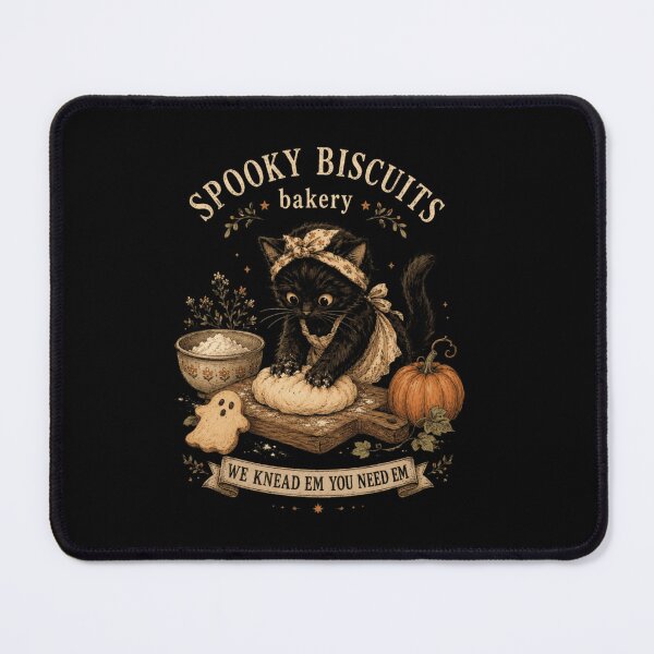 Item preview, Spooky Biscuits Bakery Black Cat Baking Pumpkin Bread Halloween Kitchen Fun designed and sold by DuneHaicna.
