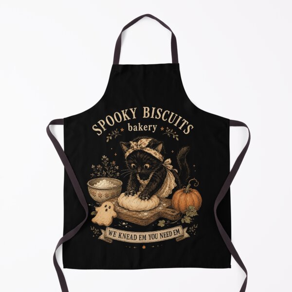 Item preview, Spooky Biscuits Bakery Black Cat Baking Pumpkin Bread Halloween Kitchen Fun designed and sold by DuneHaicna.