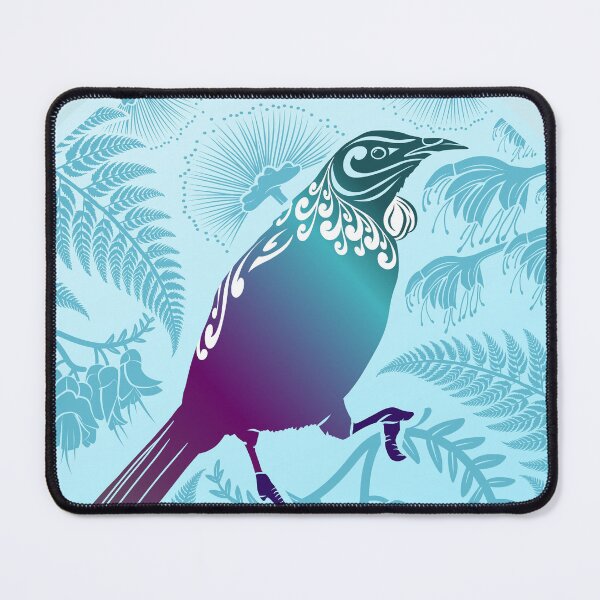 Item preview, Tui In The Bush BLUE designed and sold by MY NEW ZEALAND.