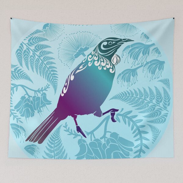 Item preview,  Tui In The Bush BLUE designed and sold by MY NEW ZEALAND.