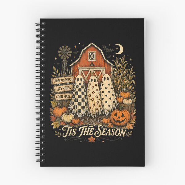 Item preview, Its The Season Ghosts Pumpkin Patch Barn Cozy Autumn Farm Festival designed and sold by DuneHaicna.