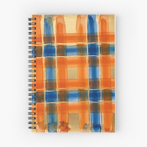 Item preview, Blue Orange Plaid Pattern  designed and sold by GraphicsClub.