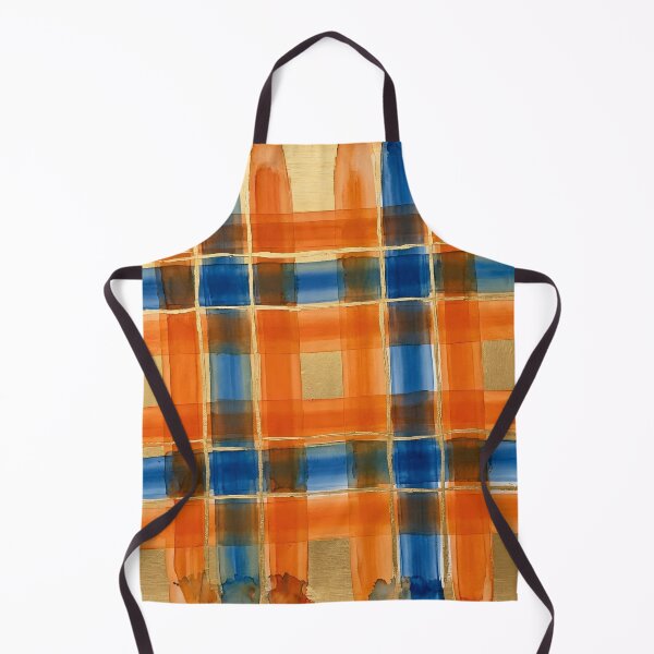 Item preview, Blue Orange Plaid Pattern designed and sold by GraphicsClub.