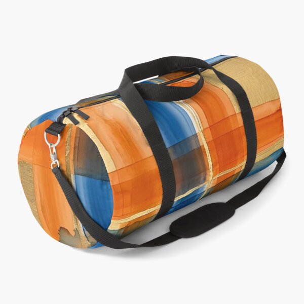 Item preview, Blue Orange Plaid Pattern  designed and sold by GraphicsClub.
