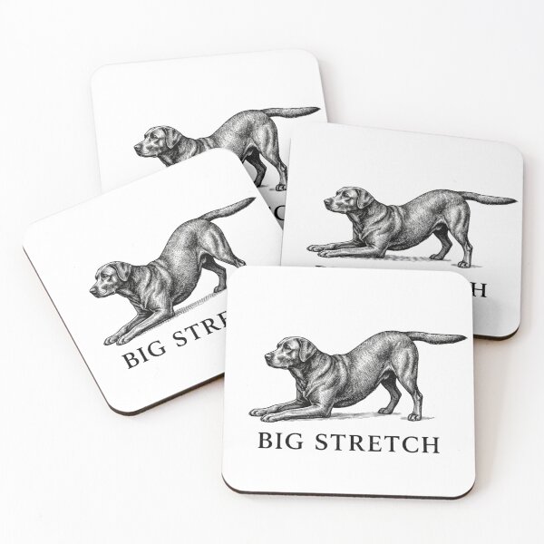 Item preview, Grabado vintage de un gran labrador retriever estirado al estilo clásico. designed and sold by raedattia.