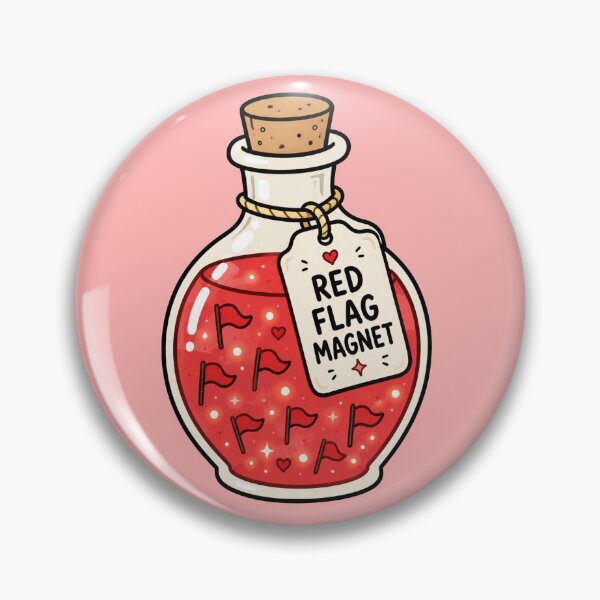 Item preview, Red Flag Magnet Funny Potion designed and sold by MonkiFlipp.