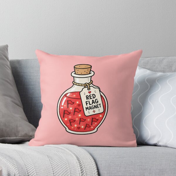 Item preview, Red Flag Magnet Funny Potion designed and sold by MonkiFlipp.