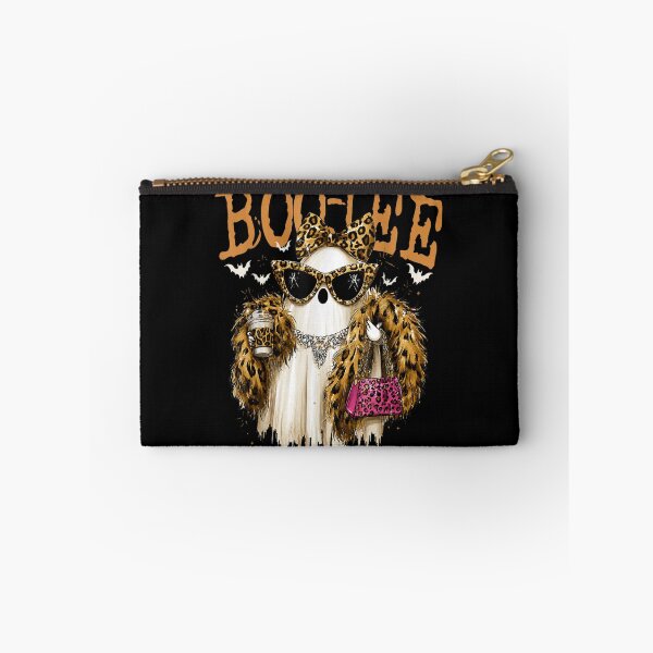 Item preview, Boo Jee Chic Ghost With Leopard Fashion Coffee And Pink Purse designed and sold by DuneHaicna.
