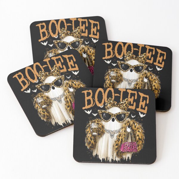 Item preview, Boo Jee Chic Ghost With Leopard Fashion Coffee And Pink Purse designed and sold by DuneHaicna.