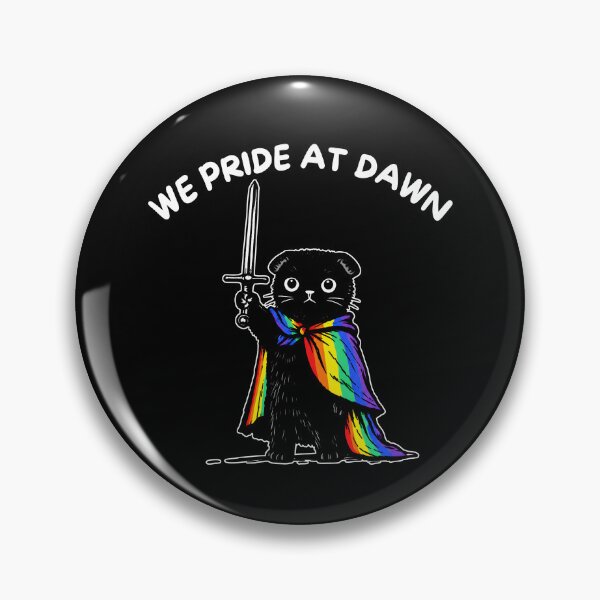 Item preview, We Pride at Dawn Black Cat Warrior Meme designed and sold by Rucrative5698.