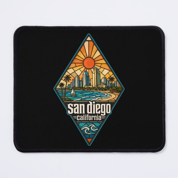Item preview, San Diego California Stained Glass designed and sold by TomFrontierArt.