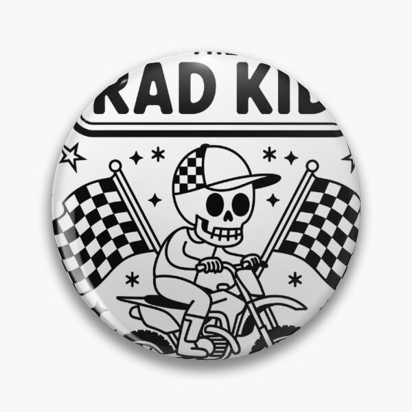 Item preview, The Rad Kid Skeleton Dirt Bike Racing Design designed and sold by Keirdunslow44.