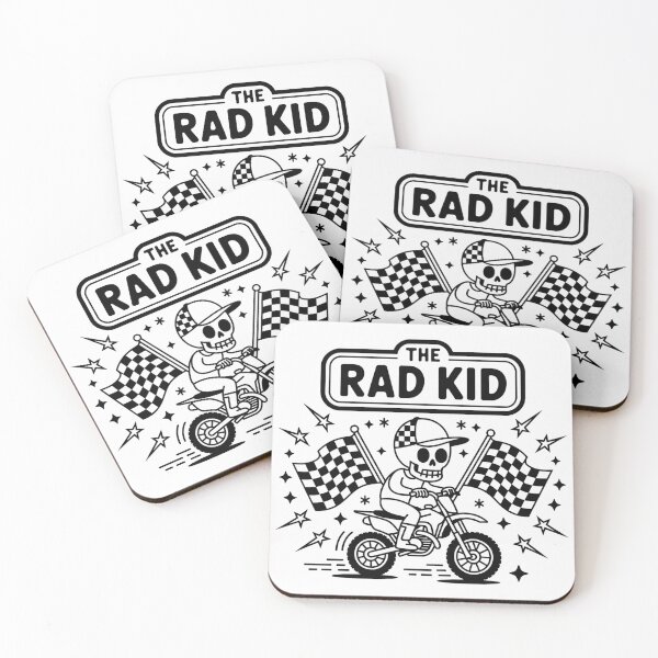 Item preview, The Rad Kid Skeleton Dirt Bike Racing Design designed and sold by Keirdunslow44.