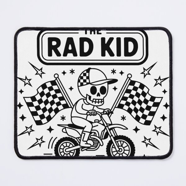 Item preview, The Rad Kid Skeleton Dirt Bike Racing Design designed and sold by Keirdunslow44.