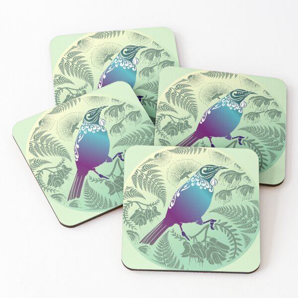 Item preview,  Tui In The Bush Green designed and sold by MY NEW ZEALAND.