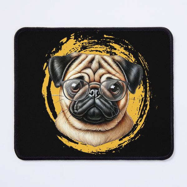Item preview, Dog is the best therapist funny pug designed and sold by HeartInThisArt .