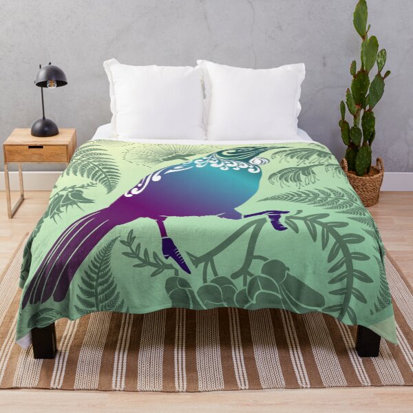 Item preview, Tui In The Bush Green designed and sold by MY NEW ZEALAND.