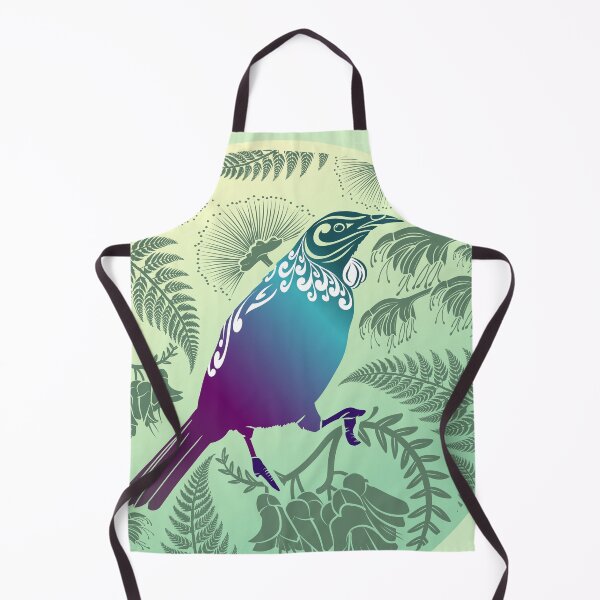 Item preview, Tui In The Bush Green designed and sold by MY NEW ZEALAND.