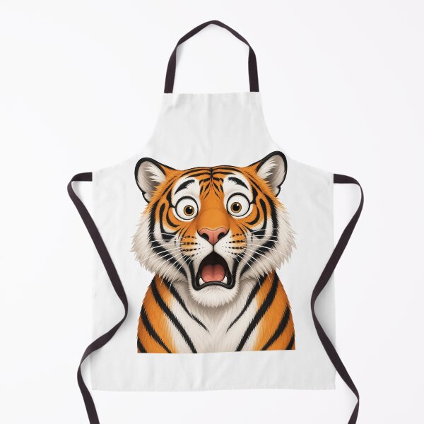 Item preview, Shocked Tiger Face – Funny Animal Gift designed and sold by Wenvilgrace.