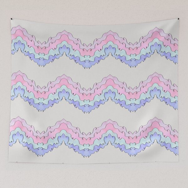 Item preview, Fanciful Pastel Chevrons designed and sold by JaygiesDesign.