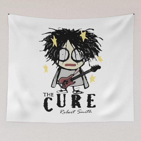 Item preview, The Cures Robert Smiths Cartoon Gothic Rock Band  designed and sold by alfacreator.