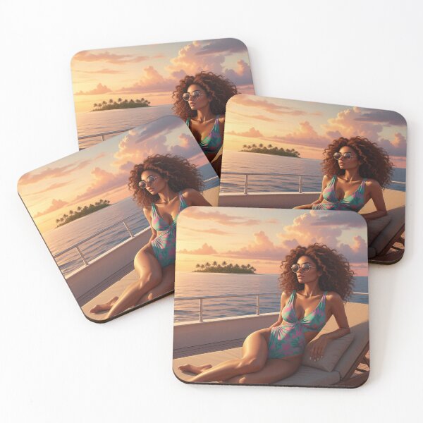 Item preview, Horizon Bound Sunset Yacht Summer Vibe designed and sold by GraphixKing999.
