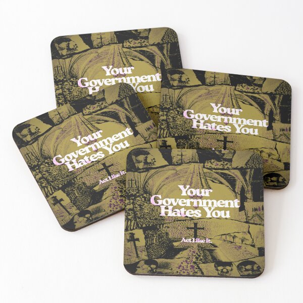 Item preview, Your Government Hates You (Skulls and Crosses) designed and sold by weirdove.