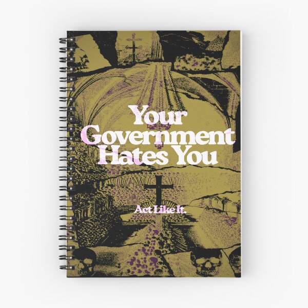 Item preview, Your Government Hates You (Skulls and Crosses) designed and sold by weirdove.