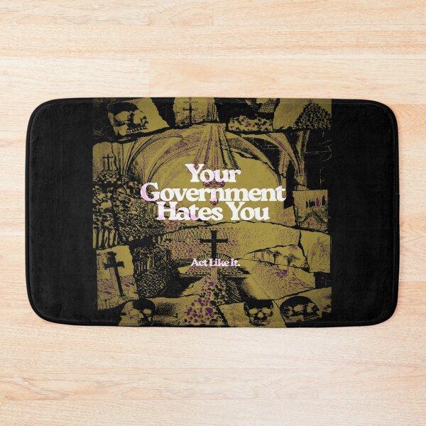 Item preview, Your Government Hates You (Skulls and Crosses) designed and sold by weirdove.