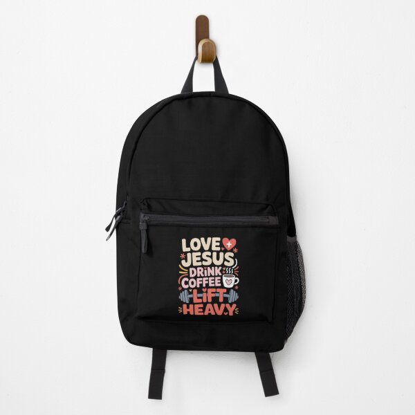 Item preview, LOVE JESUS DRINK COFFEE LIFT HEAVY designed and sold by jkrphoto.
