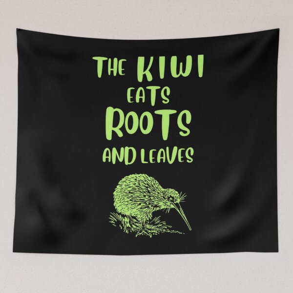 Item preview, the kiwi eats roots and leaves designed and sold by alfacreator.