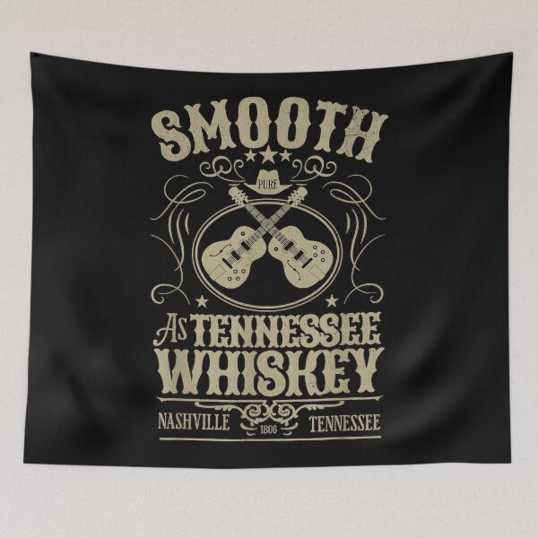 Item preview, Smooth Pure As Tennessee Whiskey Country Music Nashville Fan designed and sold by DanielVantiOAL.