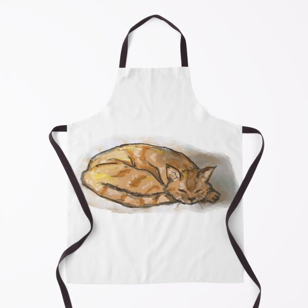 Item preview, Cozy Sleeping Orange Tabby Cat designed and sold by hopenoli_art.