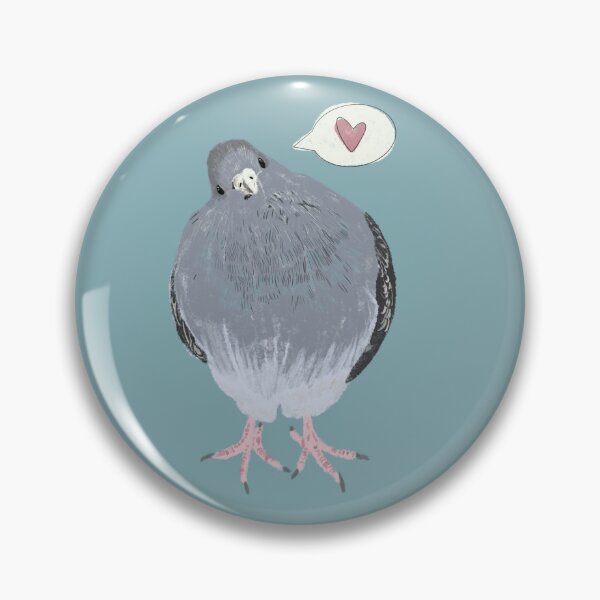Item preview, Dove “Doris” with heart designed and sold by Alectonia.