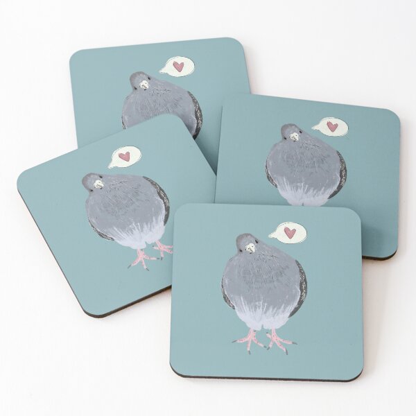 Item preview, Dove “Doris” with heart designed and sold by Alectonia.