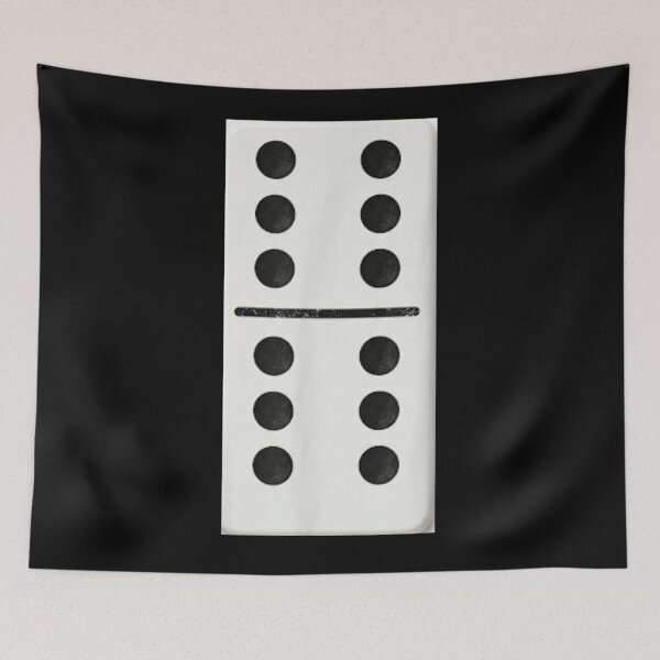 Item preview, Classic Domino Tile Minimalist Board Game Vintage Gaming Table Icon designed and sold by DienesAngele.