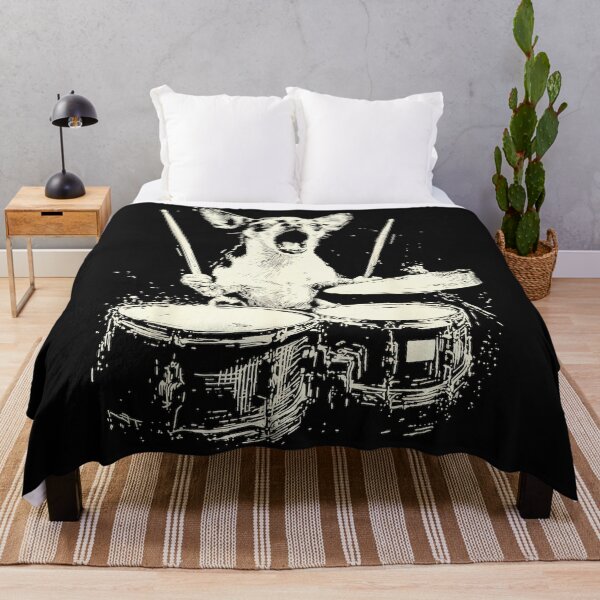 Item preview, Chihuahua Drummer Dog Musician designed and sold by DanielVantiOAL.