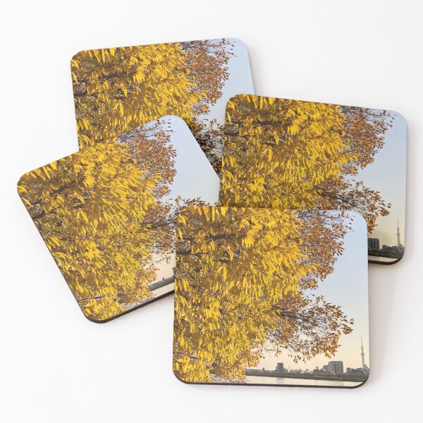 Item preview, Autumn Colors Along the Tokyo Riverside designed and sold by JapanStudio123.