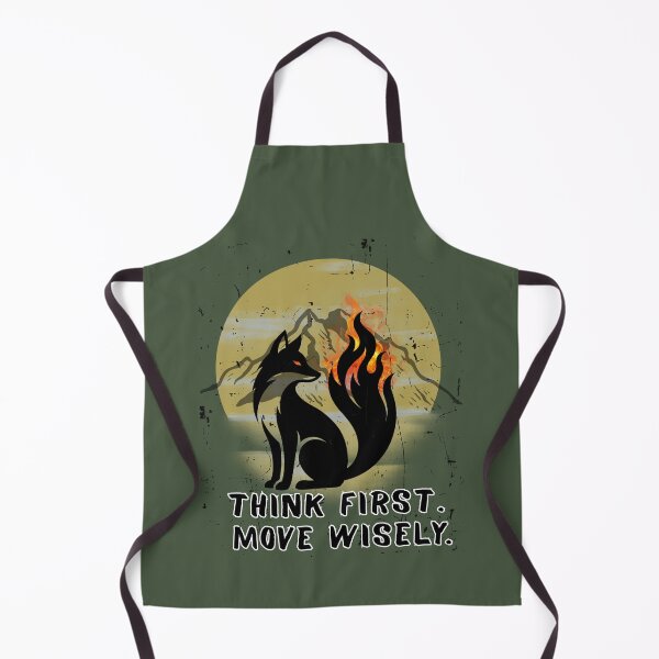 Item preview, Think First Move Wisely Fox designed and sold by AhmadAnnaPrints.