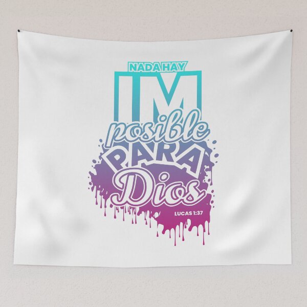 Item preview, Nada hay imposible para Dios designed and sold by identicrist Christian Designs.