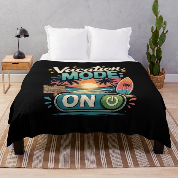 Item preview, Vacation Mode On T-Shirt – Summer Beach Sunset Retro Ocean Graphic Tee designed and sold by Artimax-Studio.