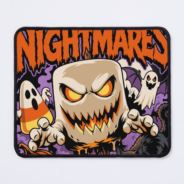 Item preview, Sweet Nightmares Scary Marshmallow Monster Halloween designed and sold by Coldink.
