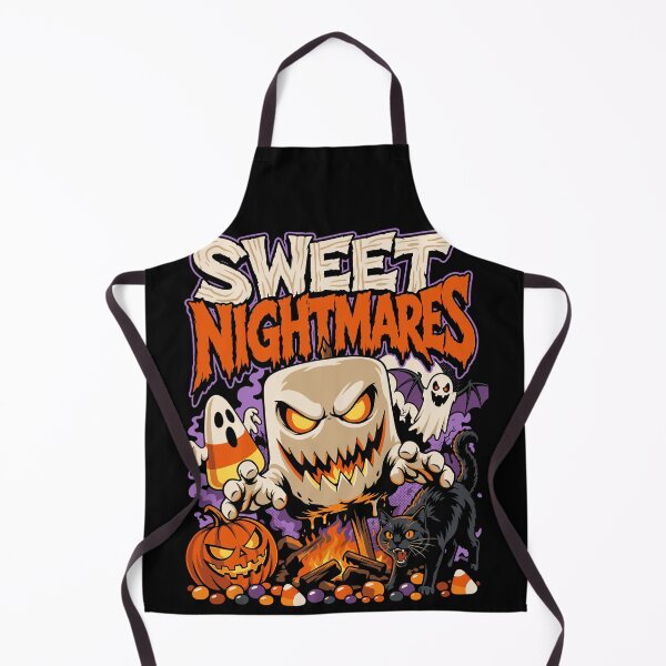 Item preview, Sweet Nightmares Scary Marshmallow Monster Halloween designed and sold by Coldink.
