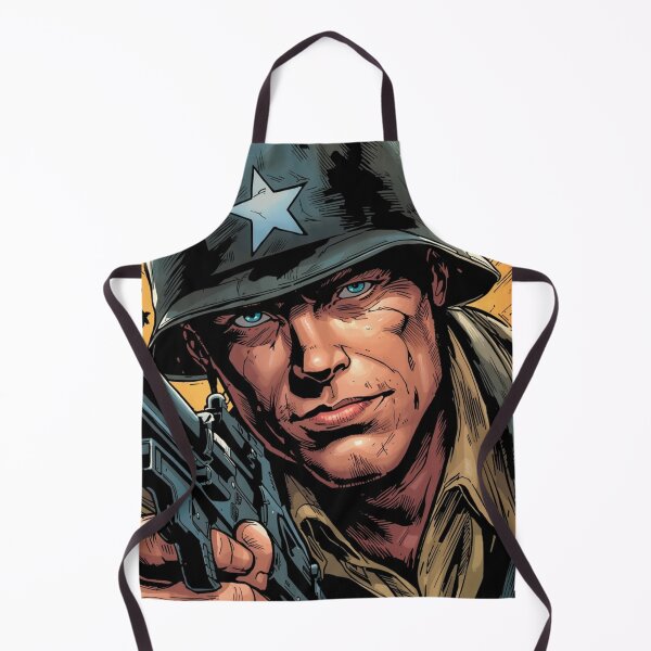 Aperçu de l'œuvre Retro Soldier Illustration – Bold Graphic Military Poster Art créée et vendue par Designs By Ms Mal_Tas.