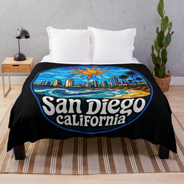 Item preview, San Diego California Stained Glass USA Travel designed and sold by TomFrontierArt.